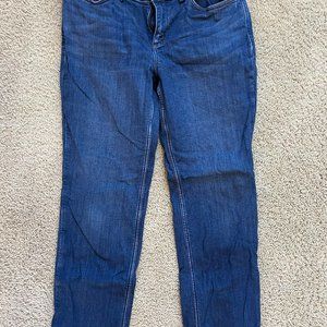 Women's Duluth Trading Company Daily Denim Flannel Lined Jeans 12 x 31